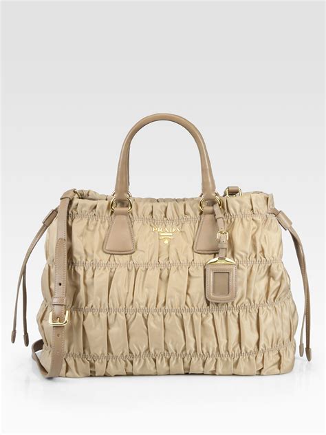 prada gaufre bag beige|Prada tessuto gaufre handbag.